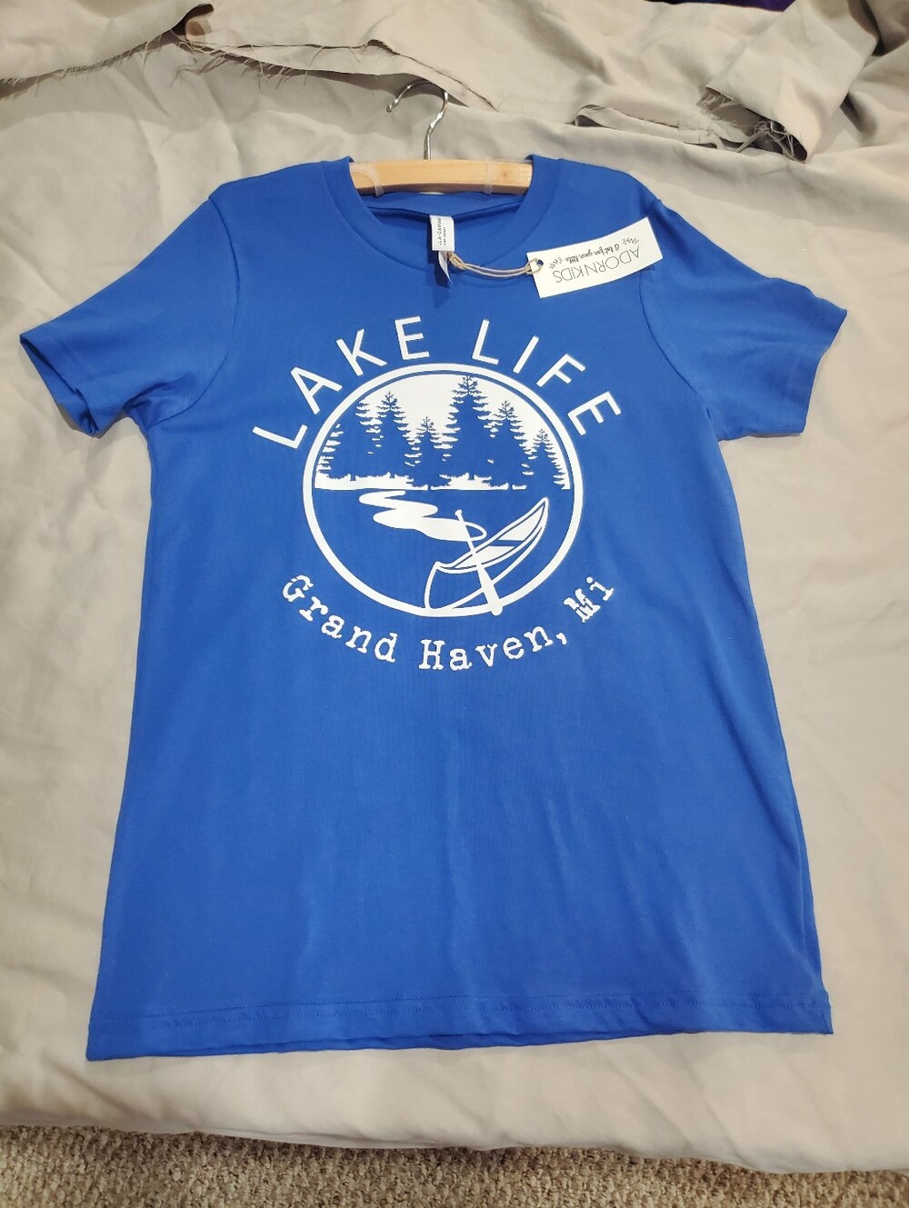 Kids "Lake Life" Graphic Tee - Blue